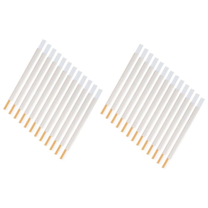 25pk Durable Scanfix 4x100cm Label Strip Self-adhesive Labelling Sticker White