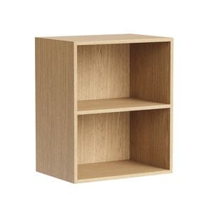 Kaboodle 900-1000mm Honey Oak Customisable Deep Wall Open Shelf