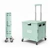 Viviendo Foldable Shopping Trolley, 65L Collapsible Utility Cart