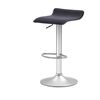 2pc Urban Style Craig Bar Stool Set Gas Lift Chair Furniture Chrome Black