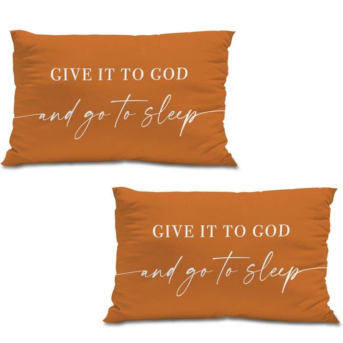 Catzon 2 Pcs Summer Lumbar Pillow Covers Linen Pillowcase for Home Decor-Set 19