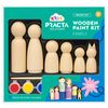 Practa Kids Wooden Doll Family Kit