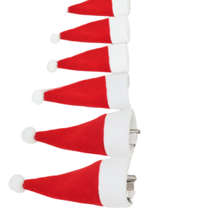 Lifebay Set of 20 Christmas Hat Cutlery Bags - Festive Tableware Holders for Xmas Home Kitchen Decor
