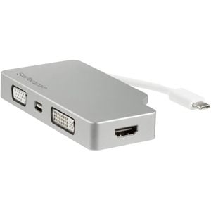 StarTech.com USB C Multiport Video Adapter 4K/1080p - USB Type C to HDMI, VGA, DVI or Mini DisplayPort