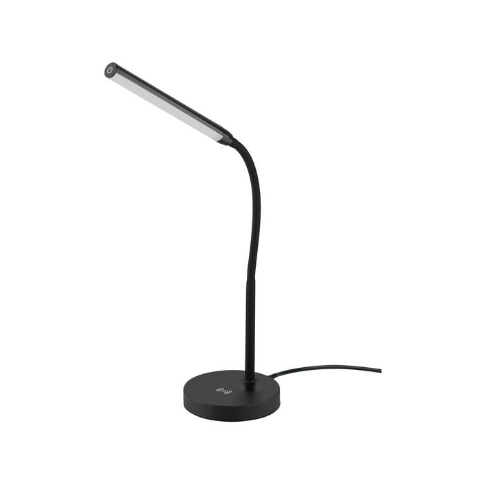 Verve Design LED Table Lamp With Wireless Charging - Black 