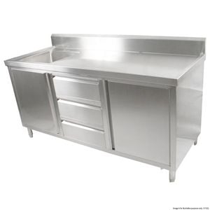 Modular Systems Cabinet With Left Sink Sc-7-2100l-h