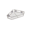 Barelli Small Stainless Steel Corner Suction Basket Caddy