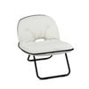 Artiss Foldable Chair 2-in-1 Armchair Lounge Chair Portable White