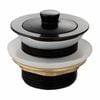 Kinetic 40mm Black Matte Brass Bath Waste