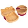 Tiny Dining 3pc Bamboo Llama Baby Feeding Set with Suction Cup