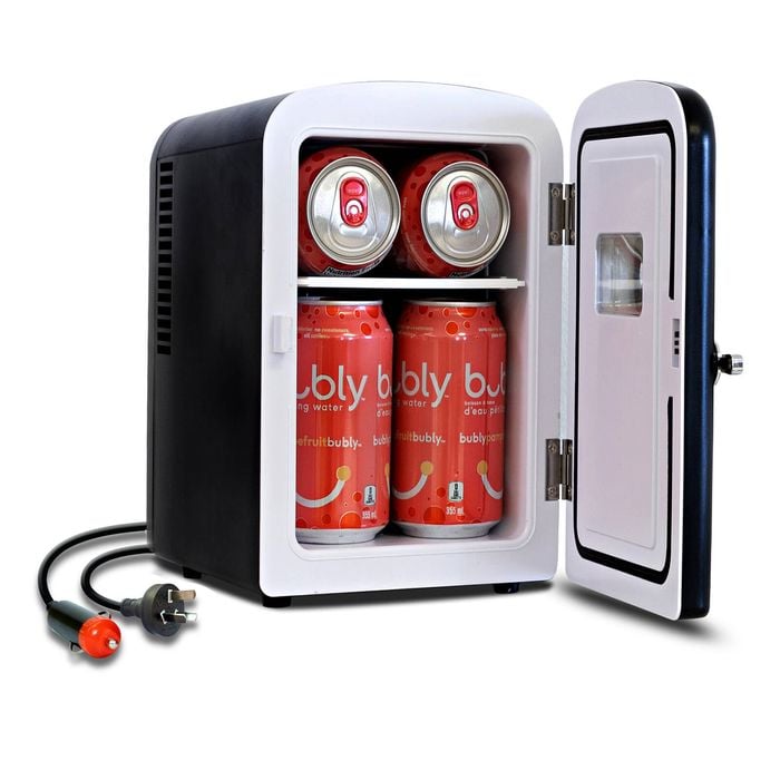 Koolatron Retro Mini Fridge 4L Black