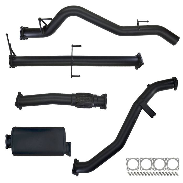 Ignite Exhausts Turbo Back For Mitsubishi Mq Triton 2.4l 3" No Cat & Muffler 409 Stainless Steel