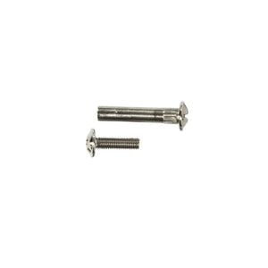 Hafele M4 Nickel Plated Screw And Sleeve - 36 Pack