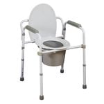 Safety and Mobility 2 in 1 Folding Commode/Over Toilet Aid