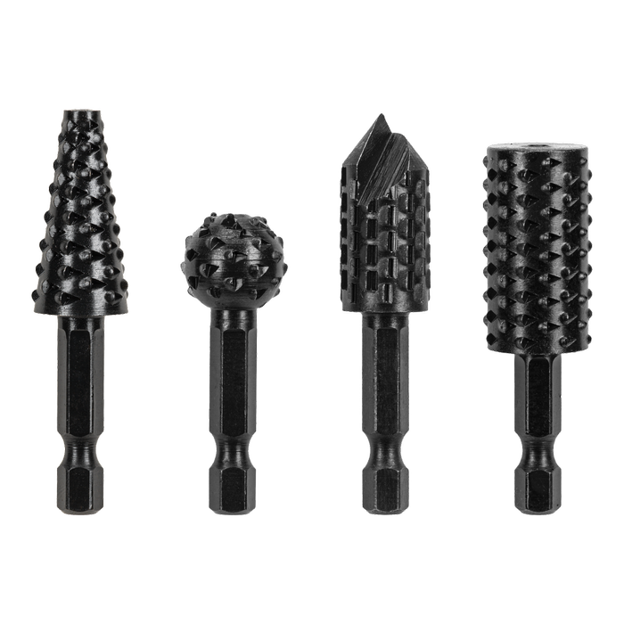 Ryobi 4 Piece Mixed Wood Rasp Set - Bunnings Australia