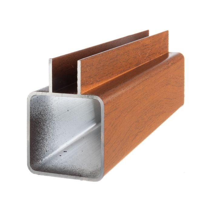 DECO 50 x 50mm Ironbark DecoSlat Channel Gate Frame