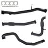 Ignite Exhausts Turbo Back For Nissan Gu Patrol 3l Wagon 3" Cat & Pipe Only 409 Stainless Steel