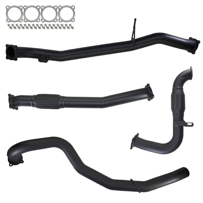 Ignite Exhausts Turbo Back For Nissan Gu Patrol 3l Wagon 3" Cat & Pipe Only 409 Stainless Steel