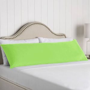 Artex 100% Cotton Body Pillowcase Nature Collection Lime