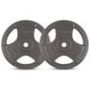 CORTEX 10kg Tri-Grip 25mm Standard Weight Plates (Pair)
