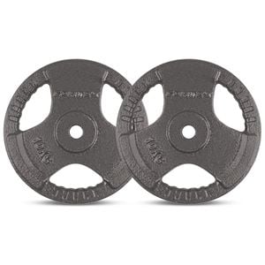 CORTEX 10kg Tri-Grip 25mm Standard Weight Plates (Pair)