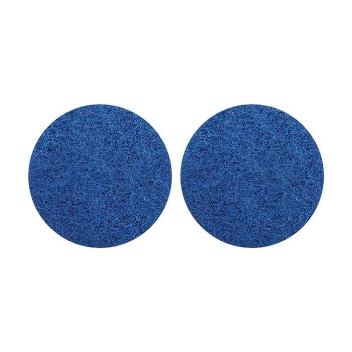 2pk Glomesh Regular Speed Cleaning Light Scrubbing Machine Floor Pad Blue 525mm
