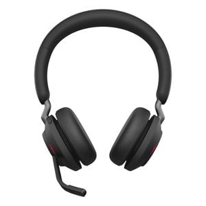 Jabra Evolve2 65 Flex MS Stereo Bluetooth Headset, Link380a USB-A Dongle, Foldable Design