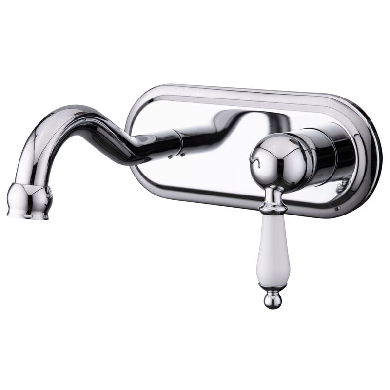 Maestro Chrome Wall Basin Mixer