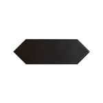 Decor8 76 x 228mm Boulevard Picket Black Matt Ceramic Wall Tile