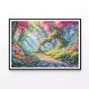 Garden Filled With Flowers  Print 100% Australian Made 90x60cm  (Poster)