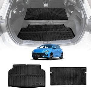 Boot Liner Back Seat Protector for MG 3 MG3 2024-Onwards All Weather Heavy Duty Cargo Kick Mats
