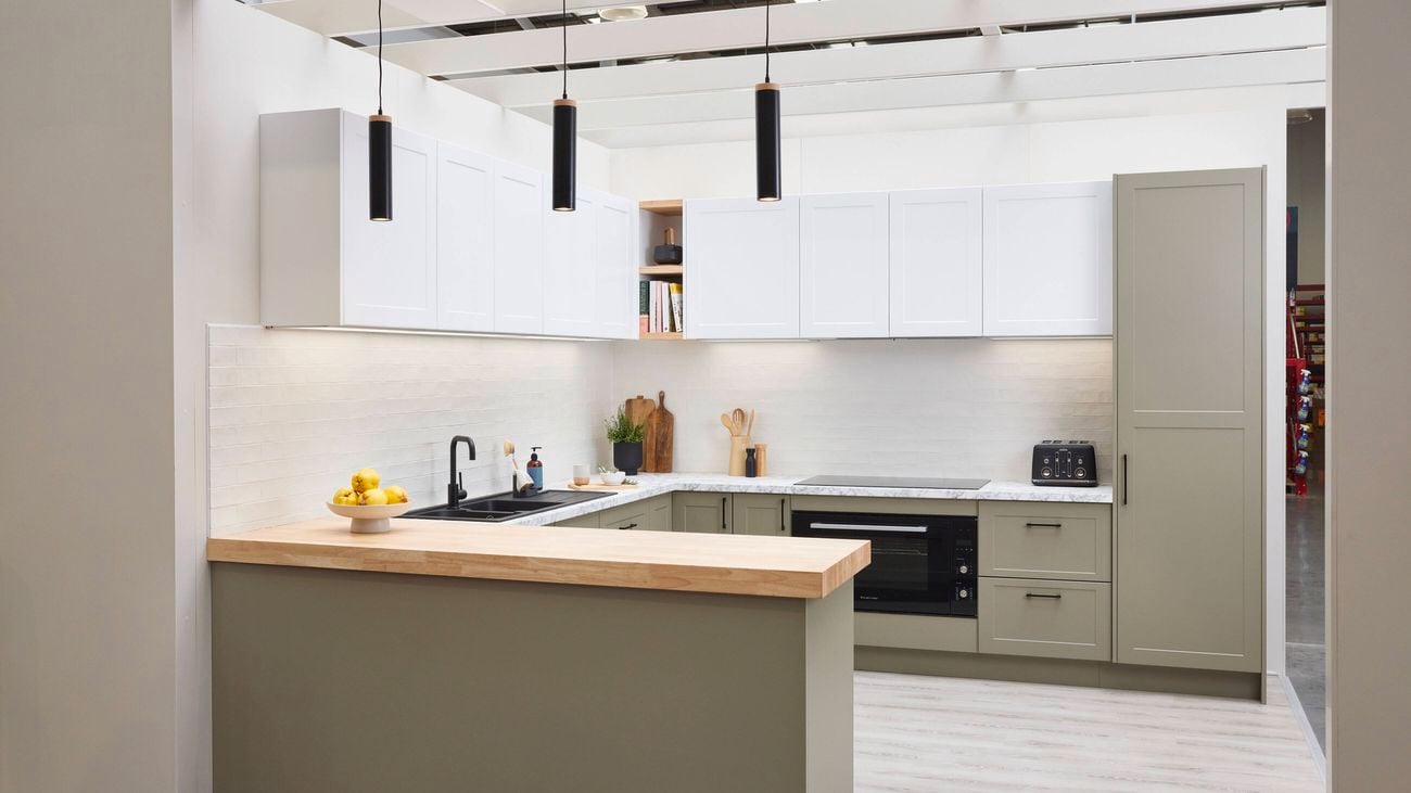 Modern kitchen with modern appliances