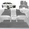 6D Diamond Car Floor Mats for Ford Mondeo 2015-2019 Sedan-Full Set-Grey-Outback GT