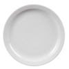 Olympia Whiteware Narrow Rimmed Plates White Porcelain Round 250mm 12 Pack