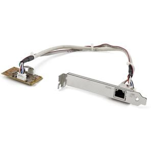 StarTech.com Gigabit Ethernet Card - 10/100/1000Base-T - Plug-in Card - Mini PCI Express - Realtek RTL8111E
