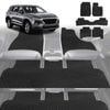 6D Diamond Car Floor Mats for Hyundai Santa Fe 2019-Current-Ultimate Set-Black-Outback GT