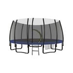 Kahuna Twister 14ft Springless Trampoline - Blue