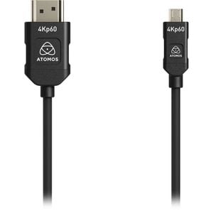 Atomos 4k60p Hdmi Cable - Mini To Full Hdmi - 45cm