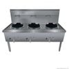 Gasmax Stainless Steel Waterless Nature Gas Triple Wok  - Woks (ww-3n)