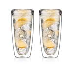 Bodum 0.6 L Transparent PAVINA TO GO 2 pcs double wall tumbler, 0.6l, 20oz 1 pcs