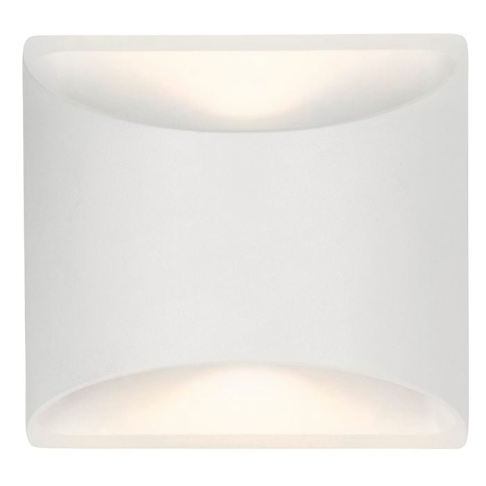 Brilliant 8W White Binley Up Down Wall Light