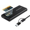 Simplecom SE530 NVMe / SATA M.2 SSD to USB-C Enclosure with SMART LED Screen USB 3.2 Gen 2 10Gbps