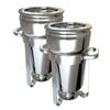 SOGA 2X 11L Round Stainless Steel Soup Warmer