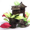 Aqua one jungle house with plants ornament (36350)