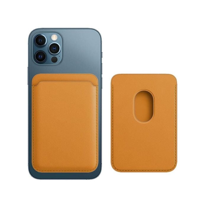 Dark Player Brown Magnetic Leather Card Wallet Designed For Magsafe, Compatible With Iphone 14/13/12 Series