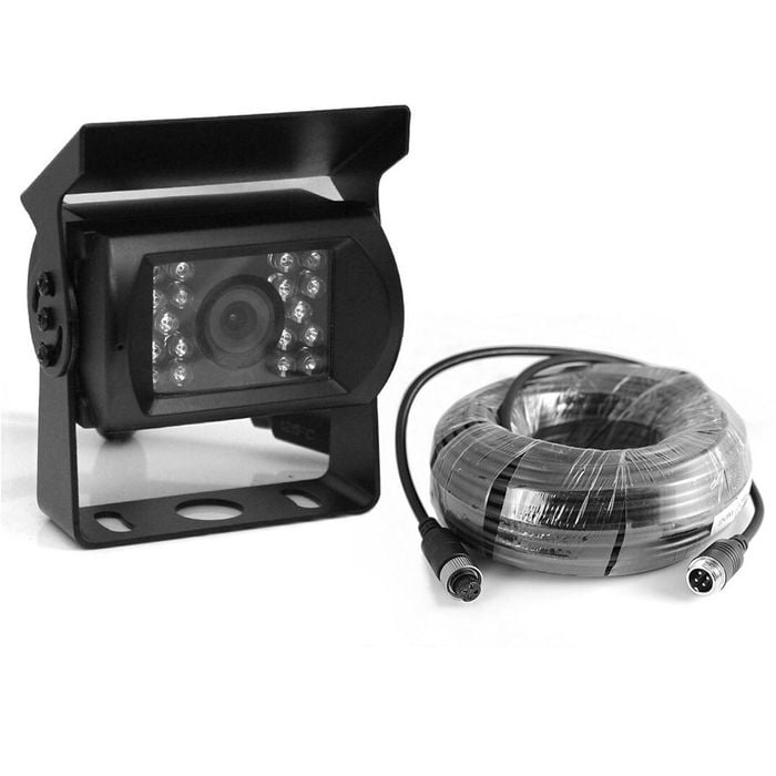 Elinz 60 Degree CCD Reversing Rearview Camera with 20M 4Pin Cable