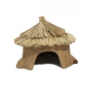 Rosewood Edible Wood Pet Hideaway Hamster/Mice/Gerbils Play Shack NTRL Asst
