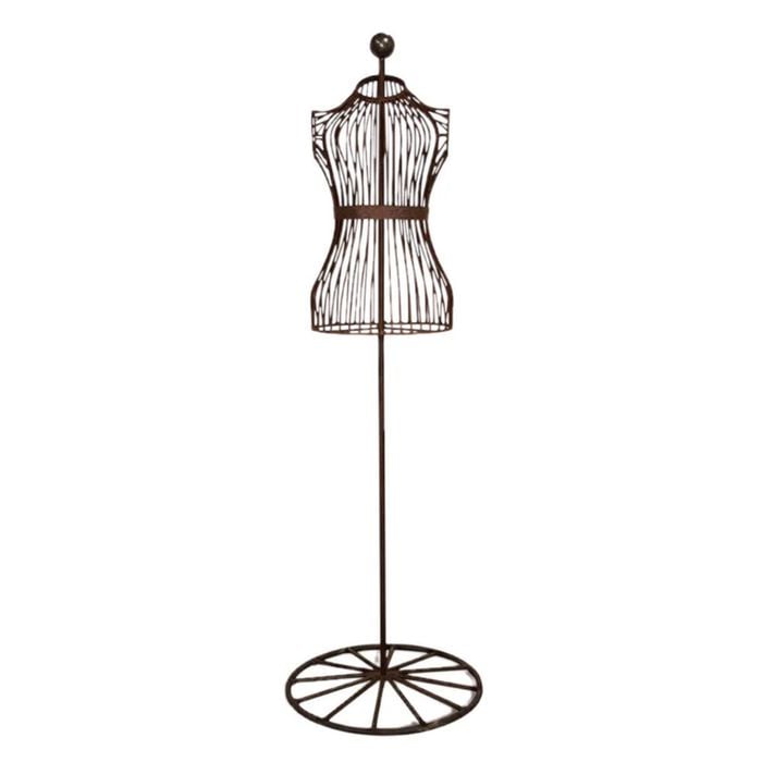 Esschert Design Wire Mannequin Home Living Accessories Mild Steel 158cm Brown