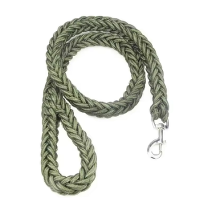 Pet & Rural Supply Co Heavy-Duty Braided Dog Lead for Large Dogs - Green