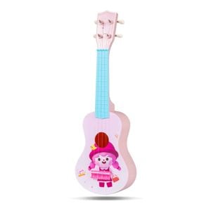Costway Mini Ukulele Guitar Kid Musical Instrument Toy Pink
